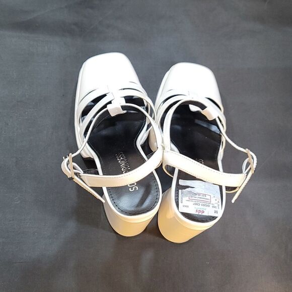 BRAND NEW SOUL PRINCESS PLAIN PLATFORM ANKLE CURVE WIDE HIGH HEEL SANDAL S2 - Picture 5 of 16